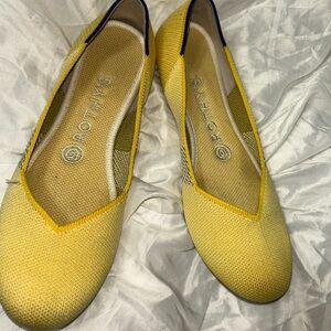 Rothy's Vibrant Yellow Flats